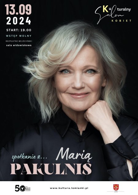 Maria Pakulnis - gość Kulturalnego Salonu Kobiet